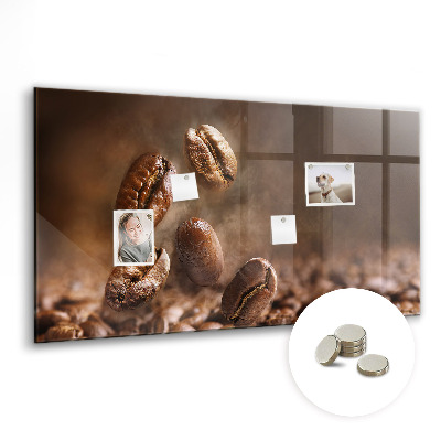 Magnetic kitchen board Coffee beans