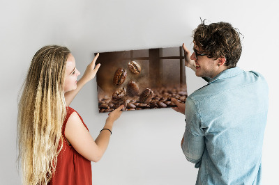 Magnetic kitchen board Coffee beans