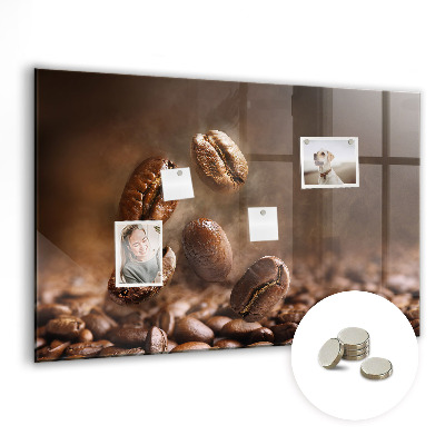 Magnetic kitchen board Coffee beans