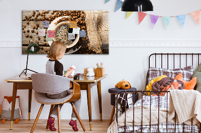 Magnetic kitchen board Sack of coffee