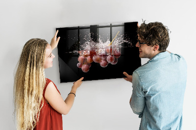 Magnetic kitchen board Grapes