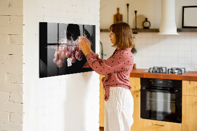 Magnetic kitchen board Grapes