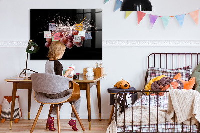 Magnetic kitchen board Grapes