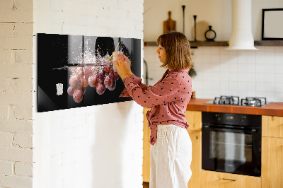 Magnetic kitchen board Grapes