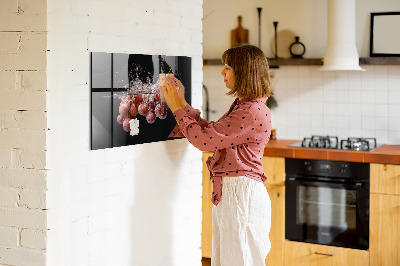 Magnetic kitchen board Grapes