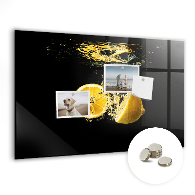 Magnetic kitchen board Lemons