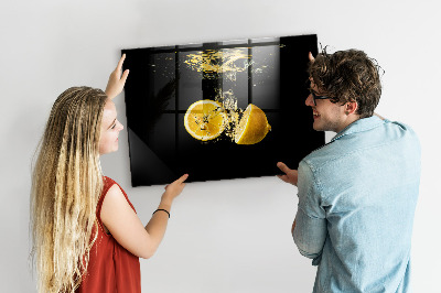 Magnetic kitchen board Lemons