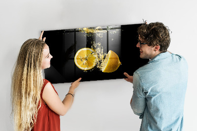 Magnetic kitchen board Lemons