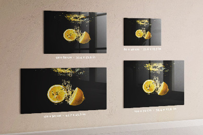 Magnetic kitchen board Lemons