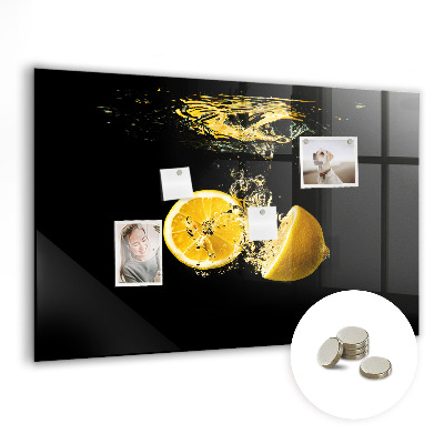 Magnetic kitchen board Lemons