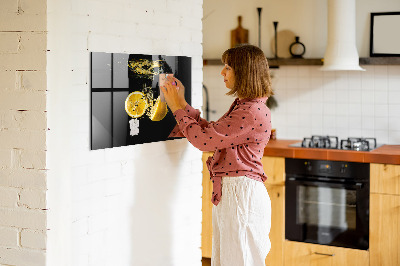 Magnetic kitchen board Lemons