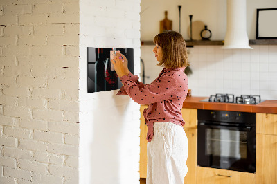 Magnetic kitchen board A bottle of wine