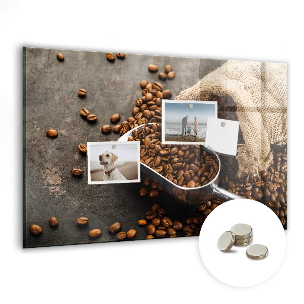 Magnetic kitchen board Fresh coffee bag