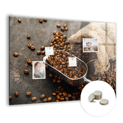 Magnetic kitchen board Fresh coffee bag