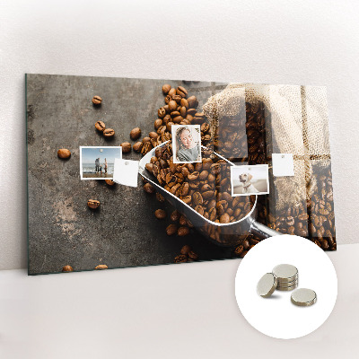 Magnetic kitchen board Fresh coffee bag