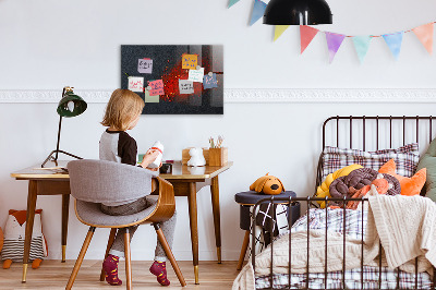 Magnetic kitchen board Red spice