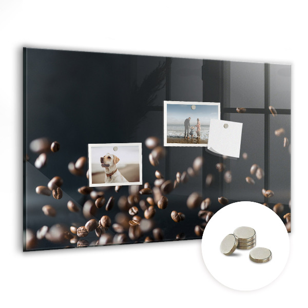 Magnetic kitchen board Coffee beans