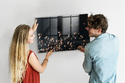 Magnetic kitchen board Coffee beans