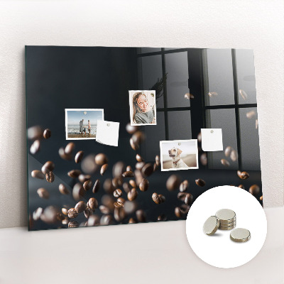 Magnetic kitchen board Coffee beans