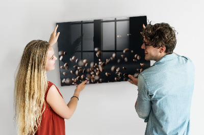 Magnetic kitchen board Coffee beans