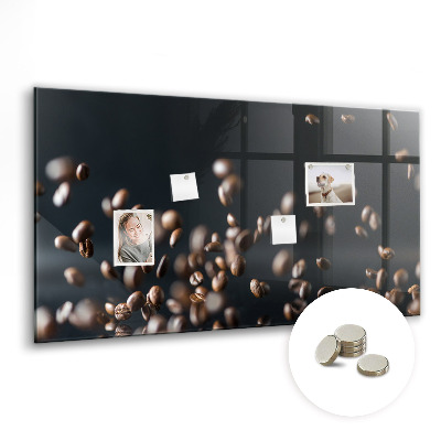 Magnetic kitchen board Coffee beans