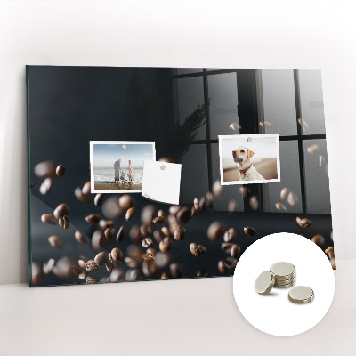 Magnetic kitchen board Coffee beans