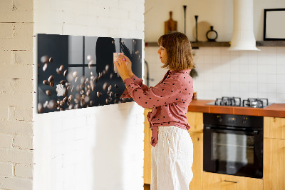 Magnetic kitchen board Coffee beans