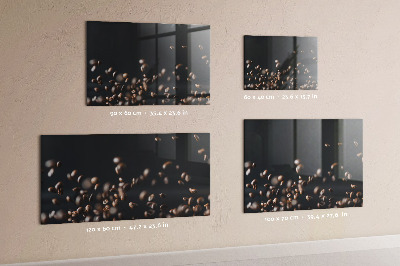 Magnetic kitchen board Coffee beans