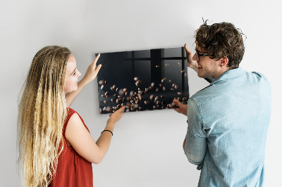 Magnetic kitchen board Coffee beans