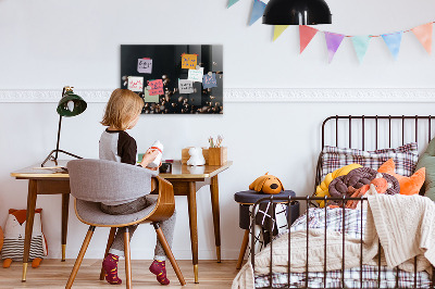 Magnetic kitchen board Coffee beans