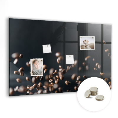 Magnetic kitchen board Coffee beans