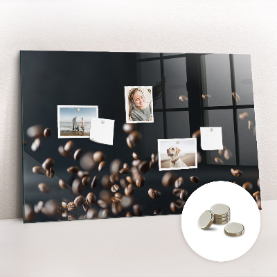 Magnetic kitchen board Coffee beans