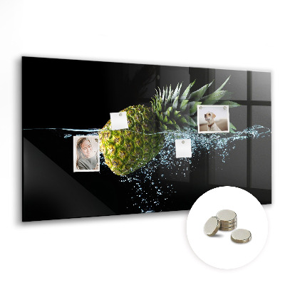 Magnetic kitchen board Pineapple