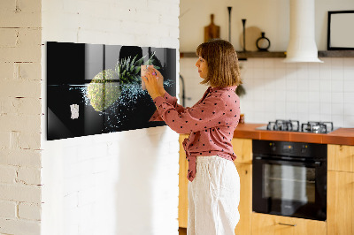 Magnetic kitchen board Pineapple