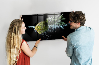 Magnetic kitchen board Pineapple