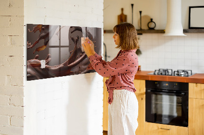 Magnetic kitchen board Cocoa