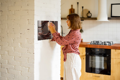 Magnetic kitchen board Cocoa