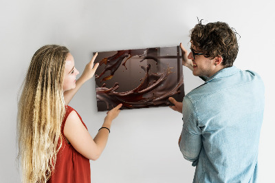 Magnetic kitchen board Cocoa