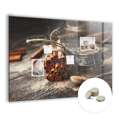 Magnetic kitchen board Cinnamon