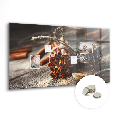 Magnetic kitchen board Cinnamon