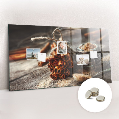 Magnetic kitchen board Cinnamon