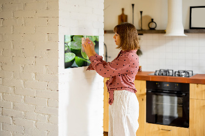 Magnetic kitchen board Lime pieces