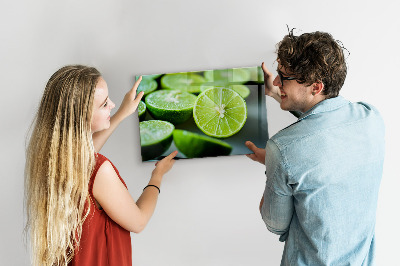 Magnetic kitchen board Lime pieces