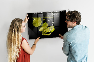 Magnetic kitchen board Lime