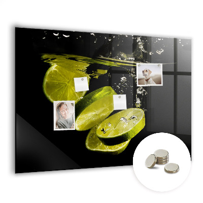 Magnetic kitchen board Lime