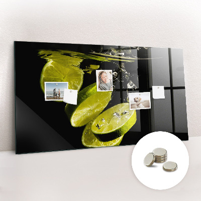 Magnetic kitchen board Lime