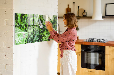 Magnetic kitchen board Green vegetables