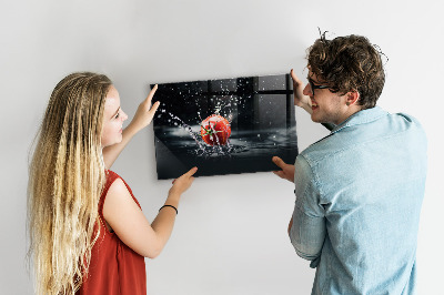 Magnetic kitchen board Tomato