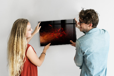 Magnetic kitchen board Chili Peppers