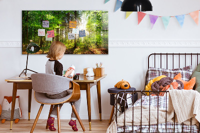 Magnetic notice board for kitchen East forest